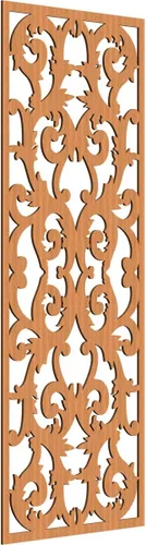Miniatura 143 de Meadville Paneles decorativos de pared de madera con calado, 9 3/8 pulgadas de ancho x 24 3/8 pulgadas de alto x 1/4 de alto, aliso
