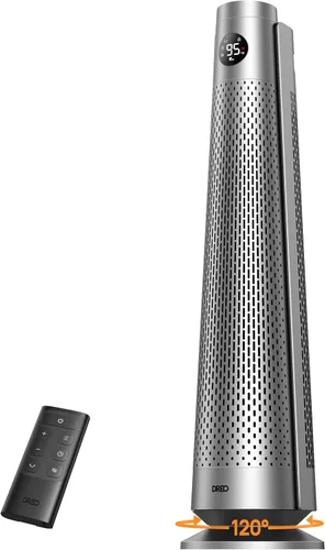 Miniatura 9 de Dreo Calentador de Espacio para Habitación Grande, Calentadores Eléctricos de 30" con Control Remoto, Oscilación de 120°, Termostato Ajustable, 5
