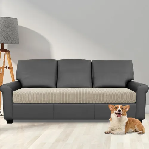 Miniatura 2 de UNBBRRL Fundas de cojín de asiento para sofá, elásticas, funda de cojín individual para sofá, fundas de cojín para sofá, fundas de héroe protegen