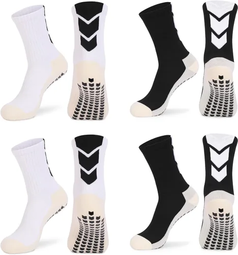 Calcetines de fútbol antideslizantes para jóvenes, calcetines antideslizantes para hombre, 134 pares de calcetines de hospital, calcetines de