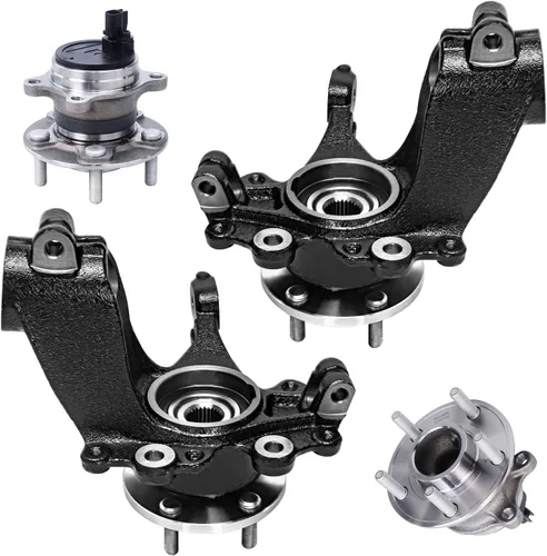 Miniatura 285 de Detroit Axle - Kit de nudillos de dirección delantera izquierda para Ford Edge Lincoln MKX 07-10, cojinete de rueda del lado del conductor, nudillo