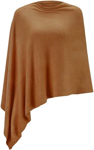 Miniatura 99 de Fomolom Ponchos para mujer, versátil, ligero, tejido sólido, chal envolvente, bufanda, accesorios para mujer