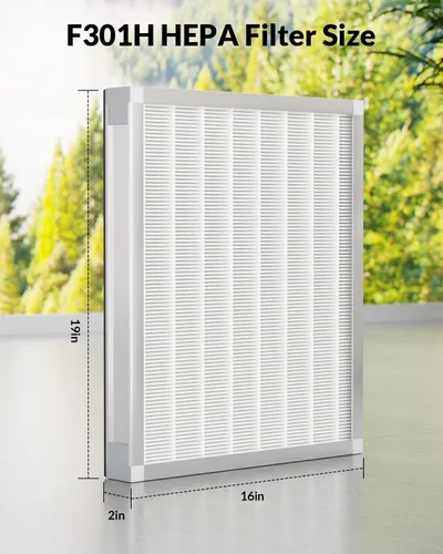 Miniatura 3 de Filtro HEPA F301H para purificador de aire Air Shield 550 HEPA – Filtro de aire etapa 2 550, H13, filtro de repuesto de 16 x 19 x 2 pulgadas