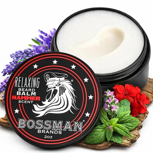 Miniatura 21 de Bálsamo relajante para barba Bossman para hombres (aroma Stagecoach) – Controla, relaja, engruesa y suaviza para el cuidado óptimo de la barba