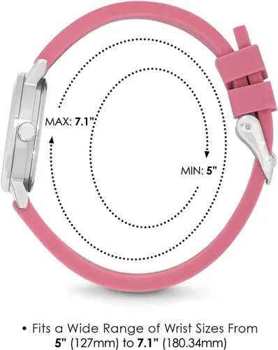 Miniatura 3 de Speidel Scrub Petite Watch Made for Doctors, Nurses, EMT, Surgeons and Students wRed Second Hand in Scrub Matching