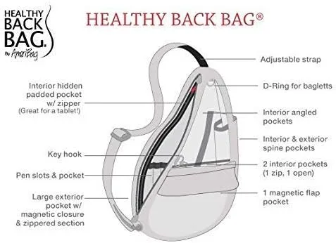 Miniatura 4 de AmeriBag X-Small Bolso de mano sano de nylon envejecido