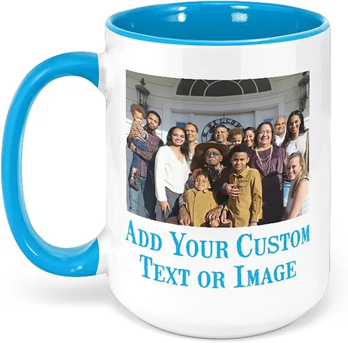 Miniatura 41 de Taza de café personalizada con foto, taza de cerámica personalizada de 11oz, taza de té con foto personalizada, idea única de regalo, Taza Café