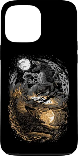 Miniatura 23 de Funda para iPhone 11 Viking Wolf Norse Mythology Pagan Ragnarok Wolves