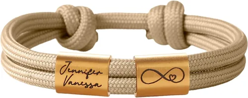 Miniatura 9 de Pulseras personalizadas para hombres y mujeres, pulseras de amistad, hechas a mano, pulseras a juego para hombres y mujeres, pulseras de cuerda