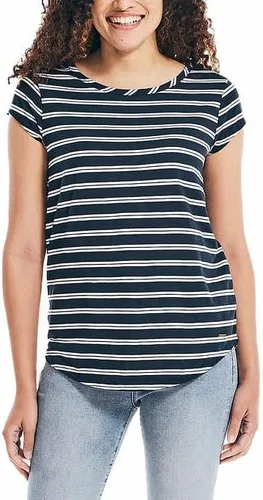 Miniatura 4 de Nautica Camiseta Slub Mujer Color Rayas Azules Talla XXL, Azul