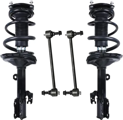 Miniatura 45 de Detroit Axle - 4 barras estabilizadoras de puntales delanteros para Kia Forte Koup 10-13 12-13 Forte5, puntales y barras estabilizadoras de resorte