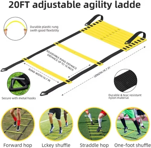 Miniatura 5 de Portería de fútbol, portería de fútbol para patio trasero, juego de red de fútbol portátil desplegable de 6 x 4 pies, equipo de entrenamiento