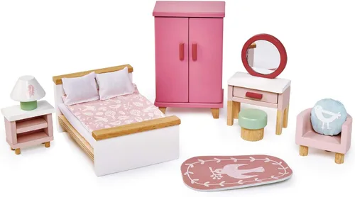Miniatura 5 de Tender Leaf Toys - Accesorios para casa de muñecas Dovetail - Conjuntos de muebles de madera detallados y decoración de habitaciones - Fomenta