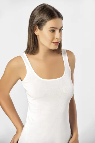 Miniatura 23 de VAVONNE Camiseta sin mangas tipo camisola para mujer, toda de algodón, aireada, suave y cómoda