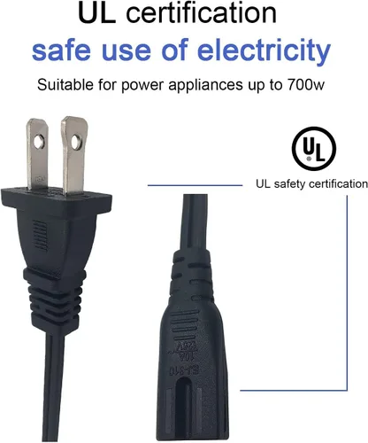 Miniatura 6 de BestCH Cable de alimentación de CA para Sony Portable 1-558-834-11 155883411 1-574-085-11 157408511 1-574-085-21 157408521 1-575-706-00 1575700 600