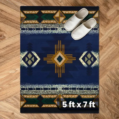 Miniatura 105 de YHSF South West - alfombra estilo nativo americano del suroeste C318 - fácil de limpiar, gruesa, suave, duradera, alfombra inspirada en tribus