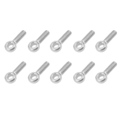 Miniatura 21 de METALLIXITY Perno de elevación oscilante de hombro (M6 x 0.787 in), 5 unidades, pernos de ojo de acero inoxidable 304, para renovación del hogar