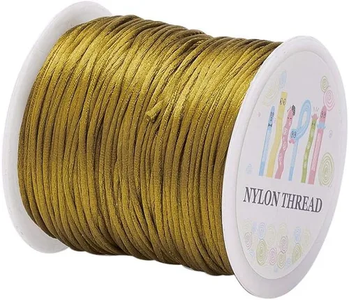 Miniatura 17 de Elecrelive - Cuerda de nailon de 200 yardas para pulseras, 200 yardas, cuerda de nailon para pulseras, 20 colores para collar, pulsera, joyería