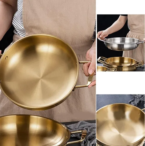Miniatura 5 de PENO Olla de ramen, olla de fideos de acero inoxidable, oro para uso doméstico