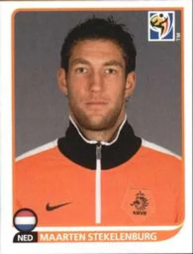 2010 Panini FIFA World Cup Stickers #336 Maarten Stekelenburg Netherlands Official Soccer Album Sticker (2 inch X 1.5 Inch) in Raw Condition (NM or