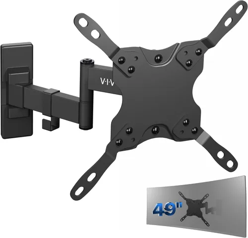 Miniatura 11 de VIVO Soporte de pared para monitor ultra ancho de movimiento completo, se adapta a pantallas ultra anchas de hasta 49 pulgadas y 44 libras, brazo