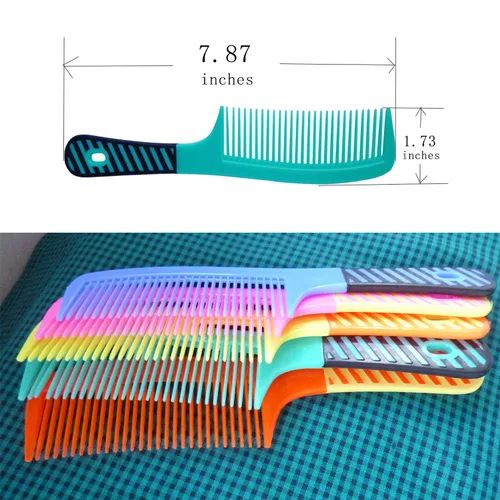 Miniatura 2 de zYoung 5 peines para mujer, juego de peine de dientes, peine redondo con mango