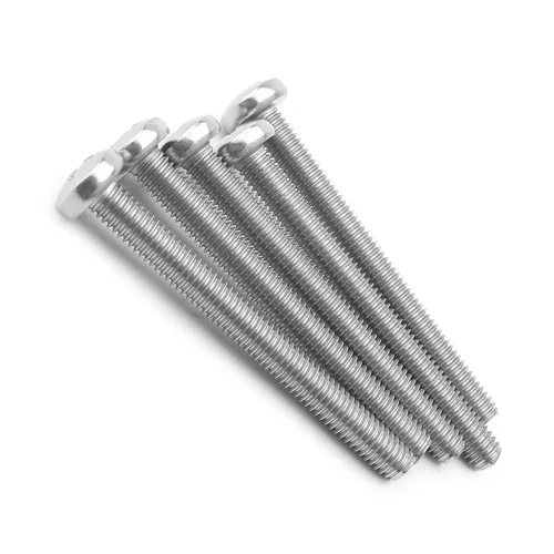 Miniatura 92 de MroMax 5 tornillos de máquina Phillips de cabeza plana M8 x 0.984 in, acero inoxidable 304 18-8, rosca completa, tornillos de cabeza cruzada gris
