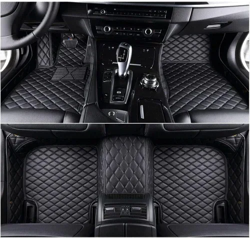 Miniatura 17 de Alfombrillas personalizadas para automóvil compatibles con todos los modelos, sedán, SUV, Coupé, camión, deportes, 1996-2024, de cuero, cobertura