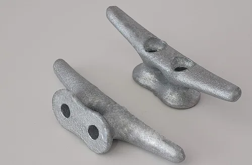 Miniatura 4 de Tacos de muelle de 4 pulgadas de 4 pulgadas – (2, 5, 10 unidades) – Tacos de hierro fundido galvanizado por inmersión en caliente, tacos de cuerda