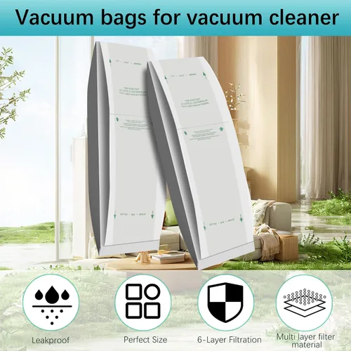 Miniatura 7 de Paquete de 6 bolsas de vacío para aspiradora vertical Royal tipo A compatibles con 2000 2008 2025 89000 1010 1018 1020 1025 1028 1030 1038 1040 1050
