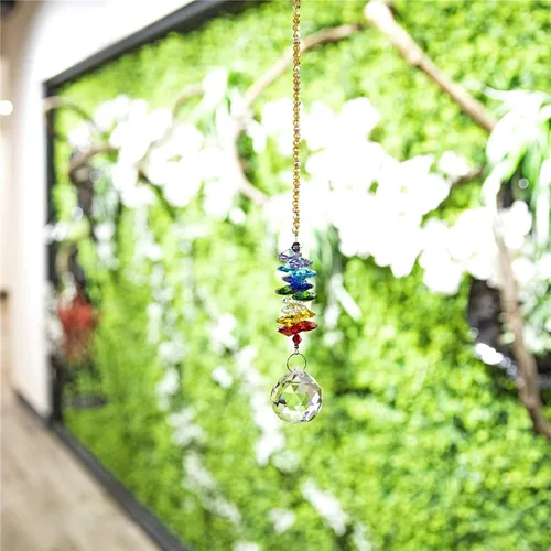 Miniatura 7 de H&D - Atrapasueños con cristales de 30mm para regalo