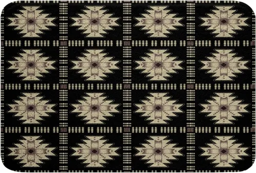 Miniatura 4 de Feelyou Aztec Bathroom Rugs Aztec Southwestern Printed Bath Mats for Bathroom Bohemian Bath Rugs for Shower Tub Cowboy Cowgirl Bathroom Accossories