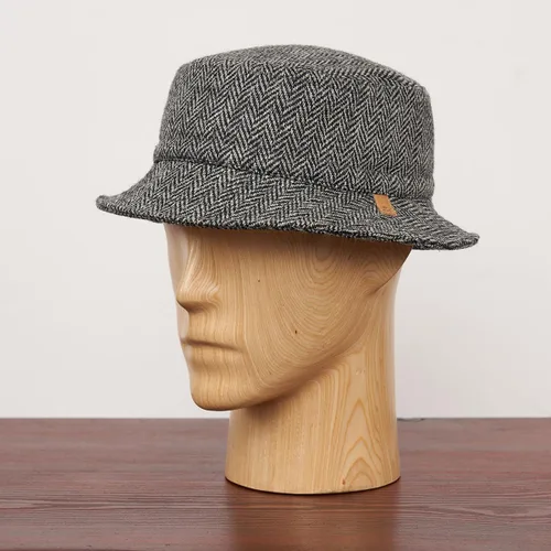 Miniatura 3 de Sterkowski Glen Sombrero de viaje Sombrero de pescador de tweed Harris para hombres y mujeres Sombrero de pesca cálido y elegante