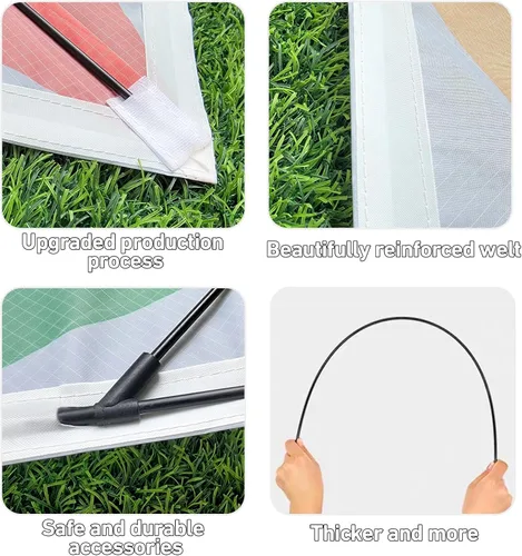 Miniatura 3 de Large Rainbow Delta Kite for Kids & Adults,Single Line Beach Kite for Kids Ages 4-8 & 8-12,Easy to Fly for Toddlers and Beginners