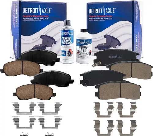 Miniatura 12 de Detroit Axle - Pastillas de Freno Delantero para Mercedes- Benz C230 C250 C300 SLK250, Pastillas de Freno Cerámica w/Reemplazo de Hardware