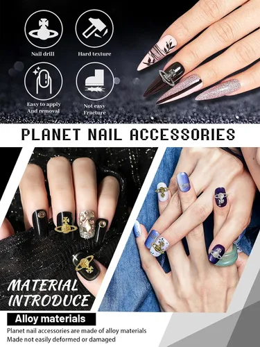 Miniatura 3 de CYHYII - Lazos 3D para arte de uñas, lazos coloridos mezclados con pajarita roja, verde, azul, diamantes de imitación para uñas, parte trasera