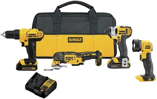 Miniatura 4 de DEWALT - Kit combinado de taladro inalámbrico de 20 V MAX, 4 herramientas (DCK444C2) con sierra recíproca DEWALT 20 V MAX XR compacta, solo