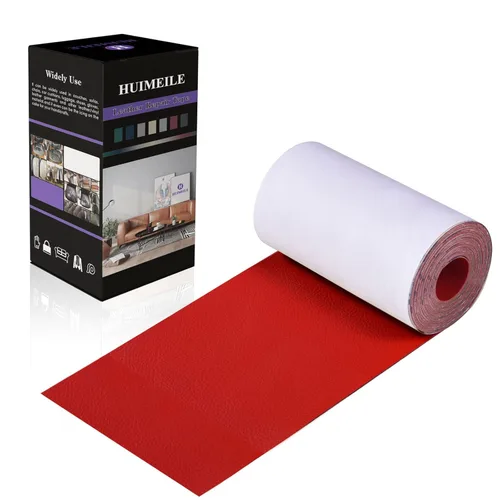 Miniatura 49 de Cinta de parche de reparación de cuero de 4 x 60 pulgadas, cinta autoadhesiva fuerte para muebles, sofás, sillones, asientos de automóvil, armarios