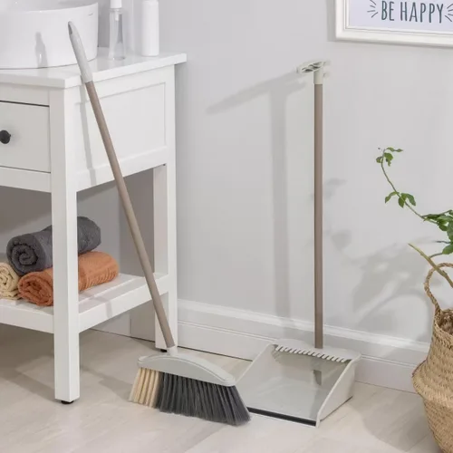 Miniatura 8 de Housoutil Tiras de repuesto de goma para recogedor, paquete de 4, accesorios de reparación de bordes duraderos para palas de basura y recogedores