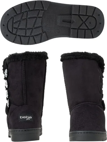 Miniatura 6 de bebe Girl's Fur Lined Winter Boot with Rhinestone Details (ToddlerLittle GirlBig Girl)