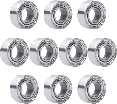 10 rodamientos de bolas a control remoto para coches RC Rock Crawler camiones, buggies modelos piezas de repuesto (0.197 x 0.394 x 0.157 in)