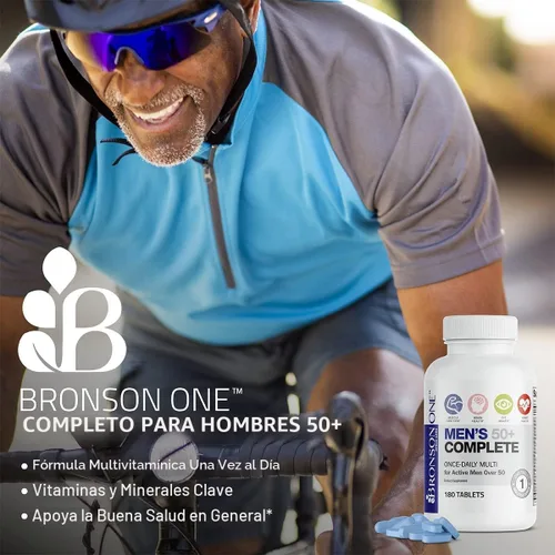 Miniatura 3 de Bronson One Daily - Multivitamínico completo para hombre 50+, 90 tabletas