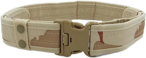 Miniatura 9 de Cinturón táctico militar ajustable de la lona de los hombres con la hebilla plástica