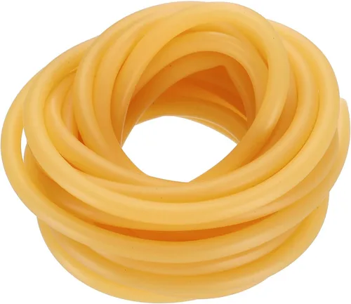 Miniatura 32 de uxcell Tubo de goma de látex natural, 1/4 pulgadas de diámetro interior x 3/8 pulgadas de diámetro exterior de 32.8 pies, manguera de goma elástica