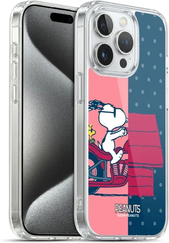 Miniatura 310 de Head Case Designs Funda de gel con licencia oficial de Peanuts Snoopy & Woodstock Halfs and Laughs [protección de grado militar] compatible