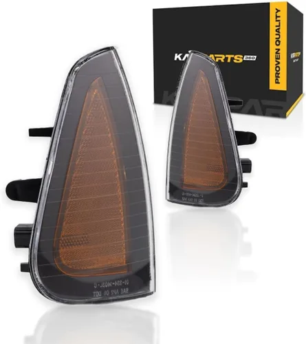 Para Dodge Charger - Conjunto de luz de posición lateral delantera 2006 07 08 09 2010 lado del conductor y del pasajero | Par | Certificado DOT |