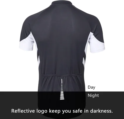 Miniatura 20 de ARSUXEO Camiseta de ciclismo de manga corta para hombre 636