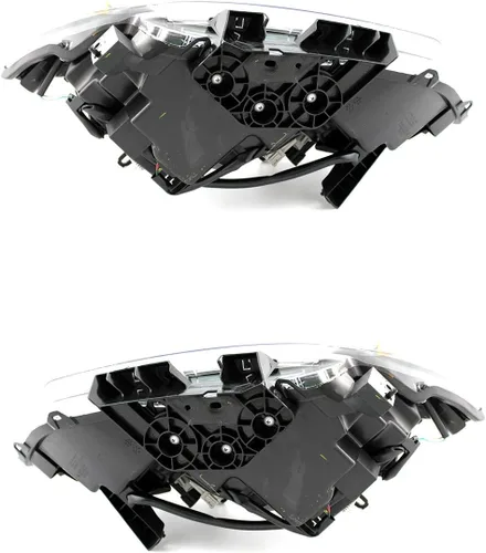 Miniatura 2 de Para Nissan Rogue Faros Lámparas Set 2014 2015 2016 Halógeno Conductor y Pasajero Lado