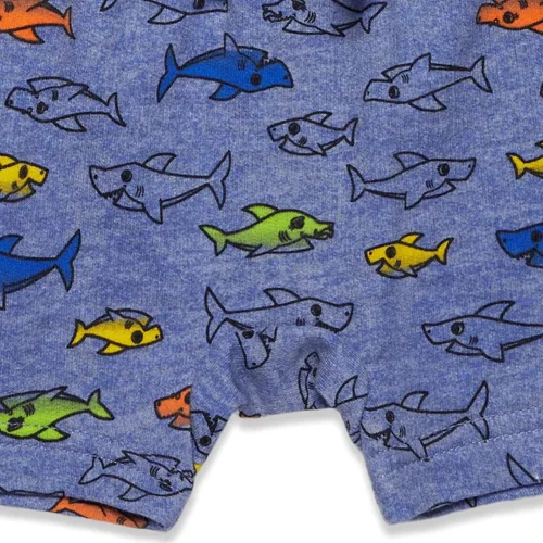 Miniatura 7 de Pinkfong Conjunto de camiseta y pantalones cortos de rizo francés para bebé Shark Mommy Shark para recién nacido a niño pequeño