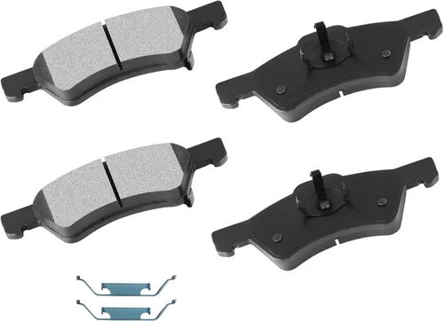 Miniatura 29 de Cciyu D627 Kit de 4 piezas de pastillas de freno cerámicas traseras 1994-2004 para Ford Mustang
